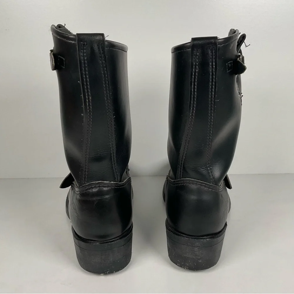 Vintage Brahma Steel Toe Engineer Boots | USA Made | Men’s 9